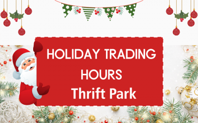 Holiday Trading Hours at Thrift Park