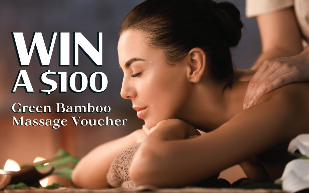 WIN $100 Green Bamboo Massage